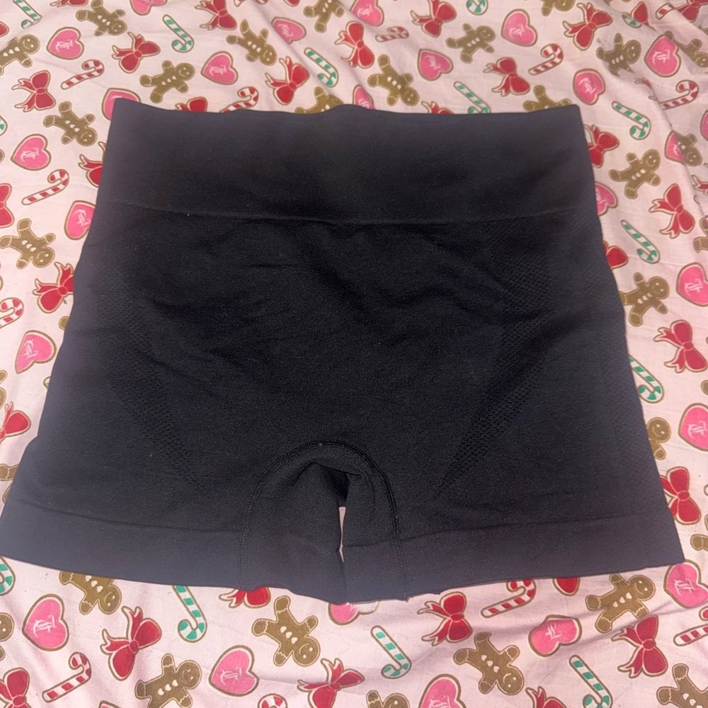 Black High-Waisted Shorts